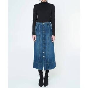 NEW NOEND rachel utility maxi skirt in irvin